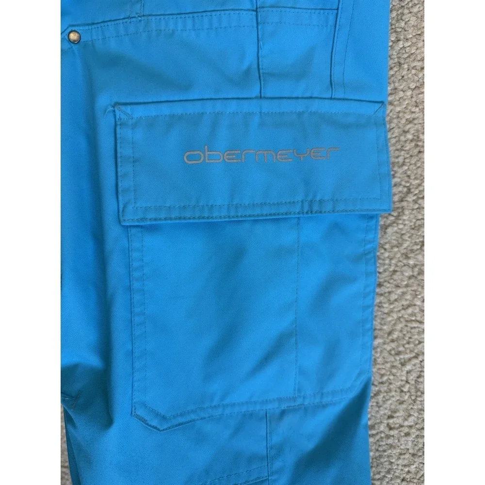 Obermeyer‎ Kids I-Grow Size 8 Blue Snow Bibs